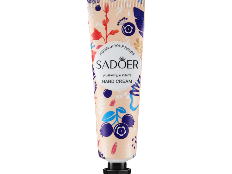 Sadoer Hand Cream, Blueberry & Plants, 30 g