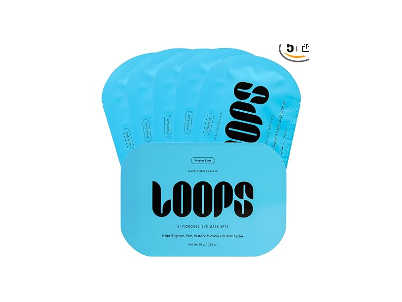 Loops 1 Hydrogel Eye Mask Set, 0.17 oz/5 g, Pack Of 5