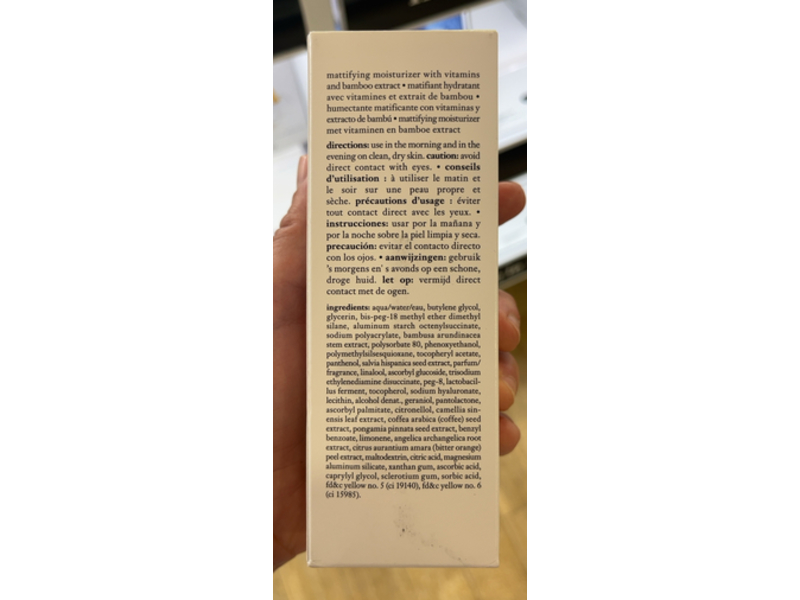 Philosophy Purity Mattifying Moisturizer, Vitamins & Bamboo Extract, 4.7 fl oz/141 mL