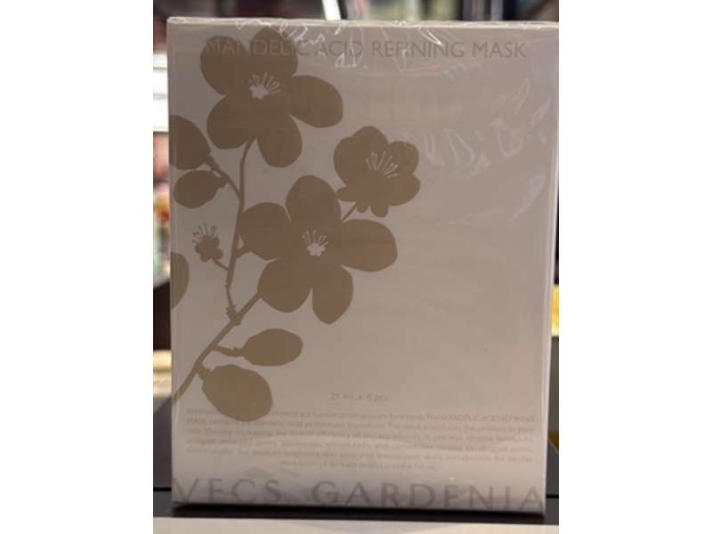 Vecs Gardenia Mandelic Acid Refining Mask, 25 mL, 6 Count