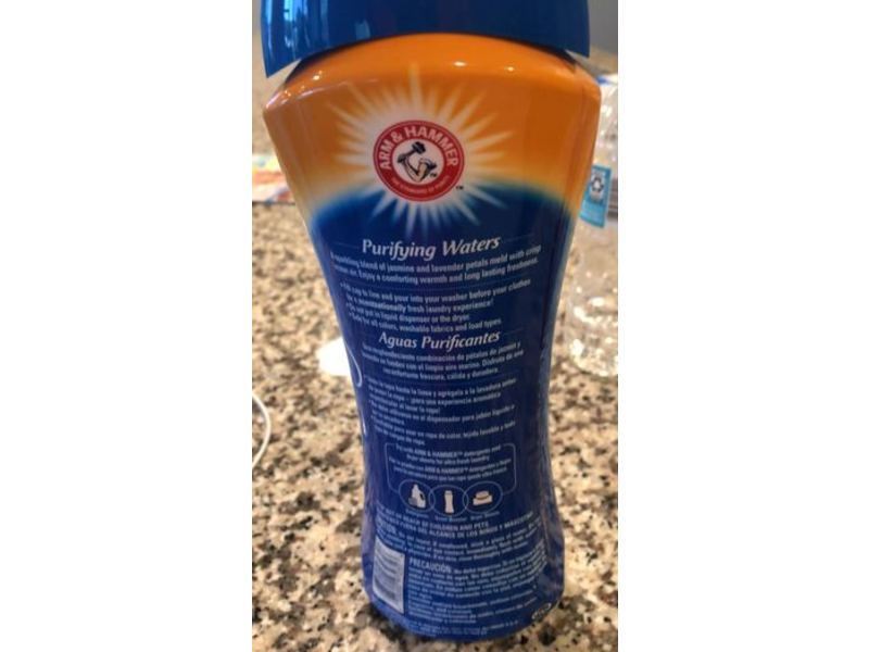 Arm & Hammer Clean Scentsations In-Wash Scent Booster, Purifying Waters, 24 oz/680 g, Pack Of 6