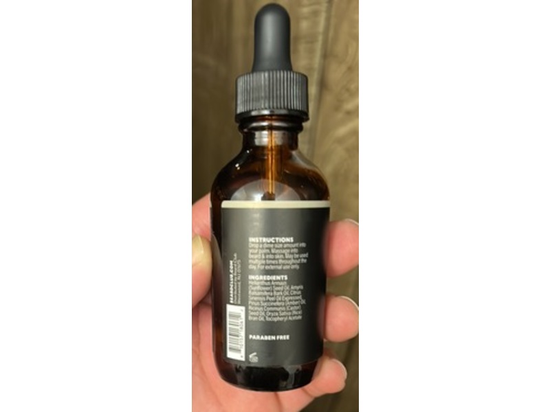 The Beard Club Beard Oil, Classic Sandalwood, 2 fl oz/59 mL