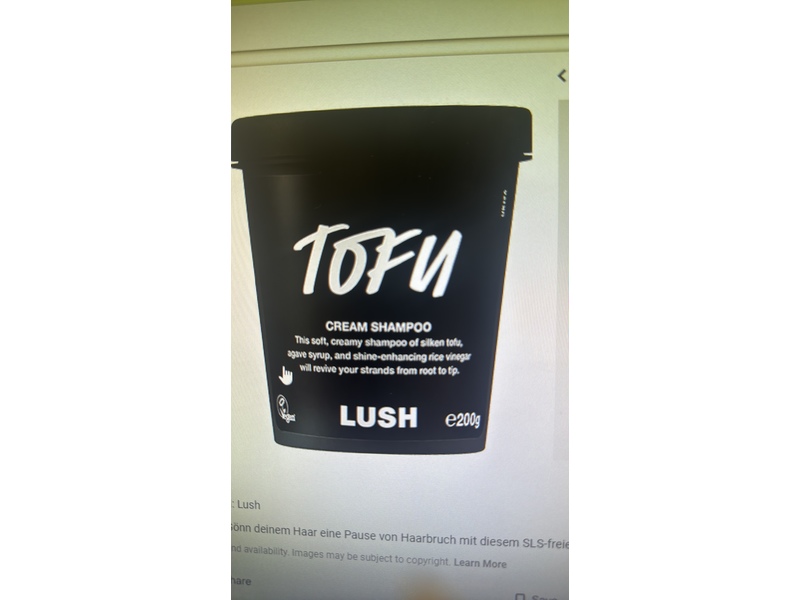 Lush Tofu Cream Shampoo, 200 g