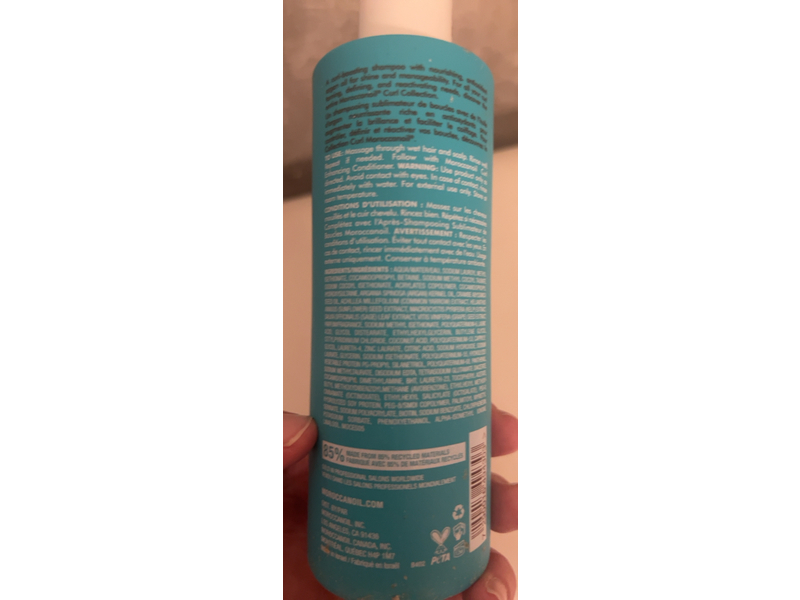 Moroccanoil Curl Enhancing Shampoo, 8.5 fl oz/250 mL