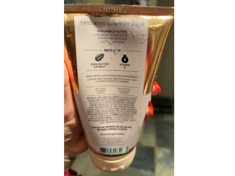 Bath & Body Works Exfoliating Glow Body Scrub, Champagne Toast, 7.4 oz/210 g
