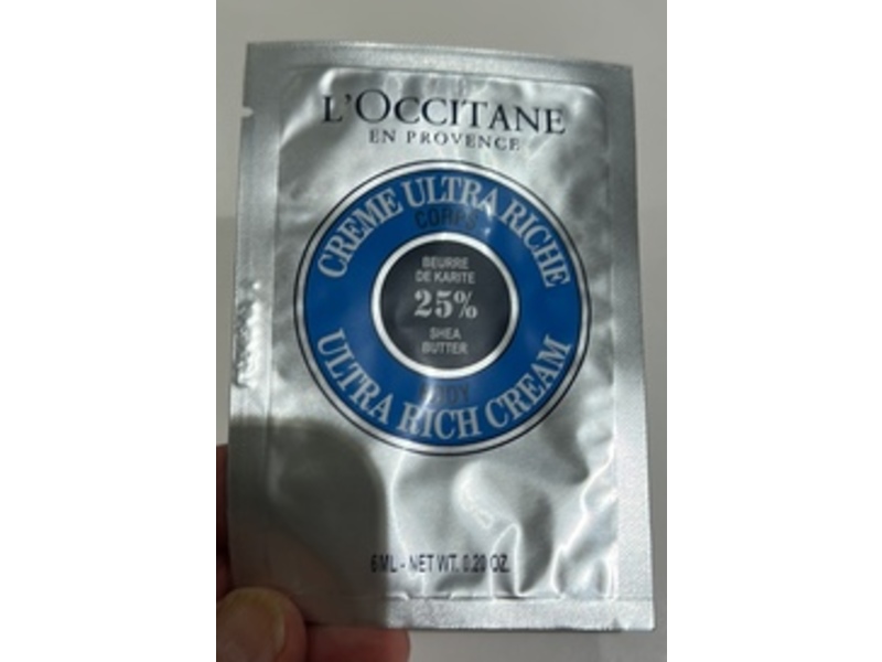 L'Occitane Ultra Rich Body Cream, 0.20 oz/6 mL