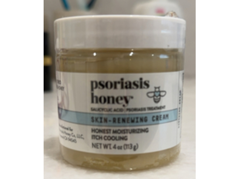 Psoriasis Honey Skin-Renewing Cream, 4 oz/113 g