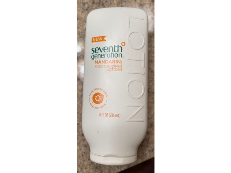 Seventh Generation Moisturizing Lotion, Mandarin, 8 fl oz/236 mL