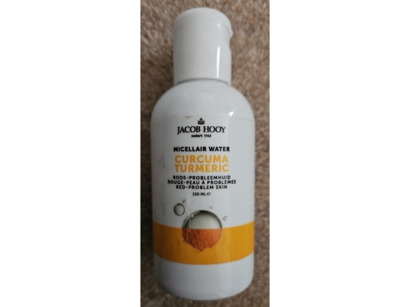 Jacob Hooy Micellair Water, Curcuma Turmeric, 150 mL
