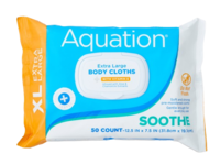 Aquation Extra Large Body Cloths, Aloe & Chamomile Extracts, 50 Count, Pack Of 6 - Image 2
