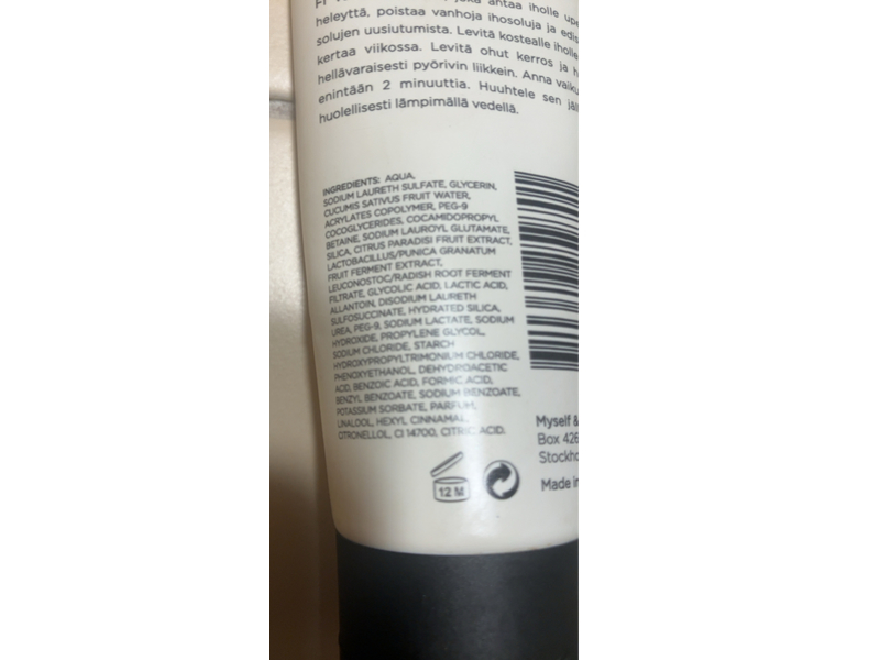 Skin Treat Blushing Radiance Clear & Pure Enzyme & AHA Peeling, Pink Pomelo & Cucumber Water, 3.4 fl oz/100 mL