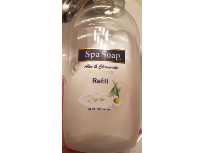 Spa Soap Cream Soap, Aloe & Chamomile, 32 fl oz/946 mL