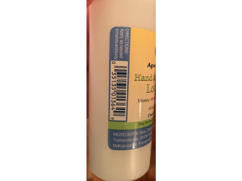 AprilFresh Hand & Massage Lotion, Honey Almond, 4 fl oz/118 mL
