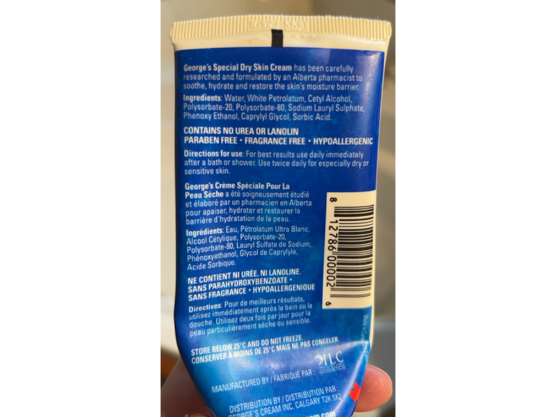 George's Special Dry Skin Cream, 90 g