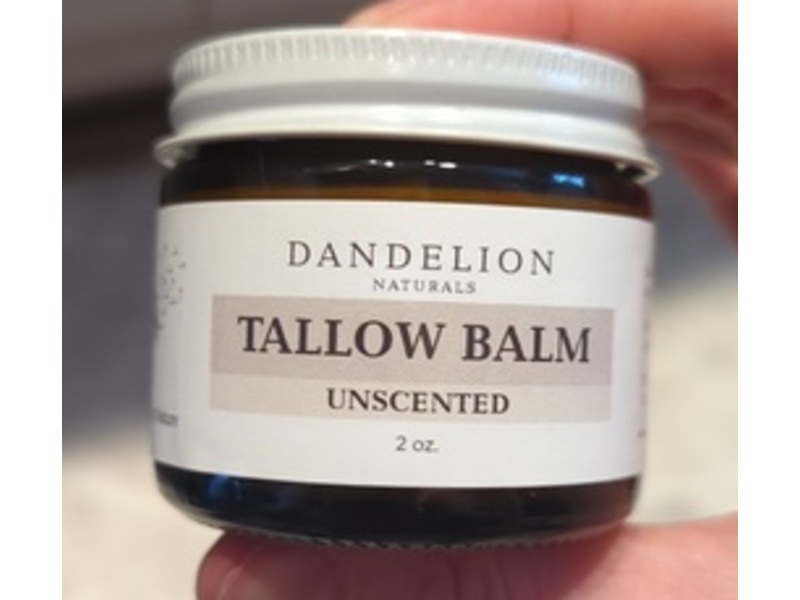 Dandelion Naturals Tallow Balm, Unscented, 2 oz