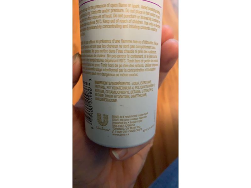 Dove Style + Care Volume Mousse, Flexible Hold, 198 g