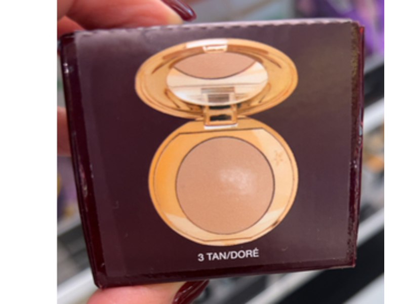 Charlotte Tilbury Airbrush Flawless Finish Complexion Perfecting Micro-Fine Powder, 3 Tan, 0.02 oz/0.8 g