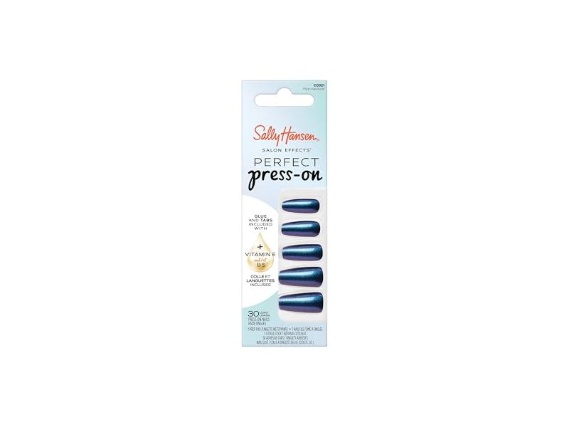 Sally Hansen Salon Effects Perfect Press-On Nails, Hyp-Nautical, 30 Count