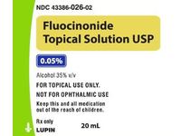 Fluocinonide Topical Solution 0.05%, 20 mL, Lupin (Rx) - Image 2