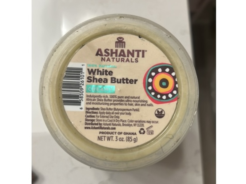 Ashanti Naturals White Shea Butter Cream, 3 oz/85 g