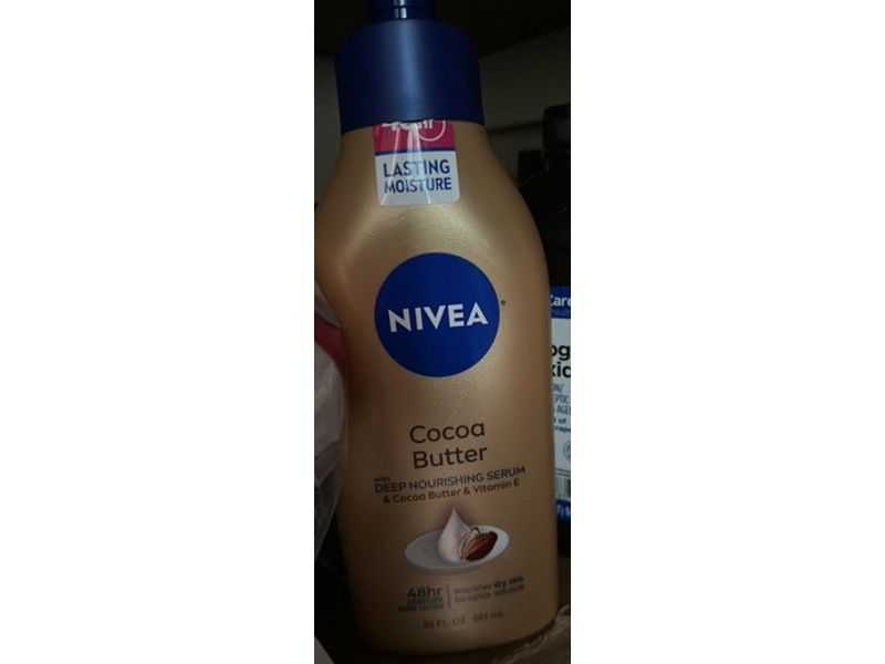 Nivea Body Lotion, Cocoa Butter, 20 fl oz/591 mL