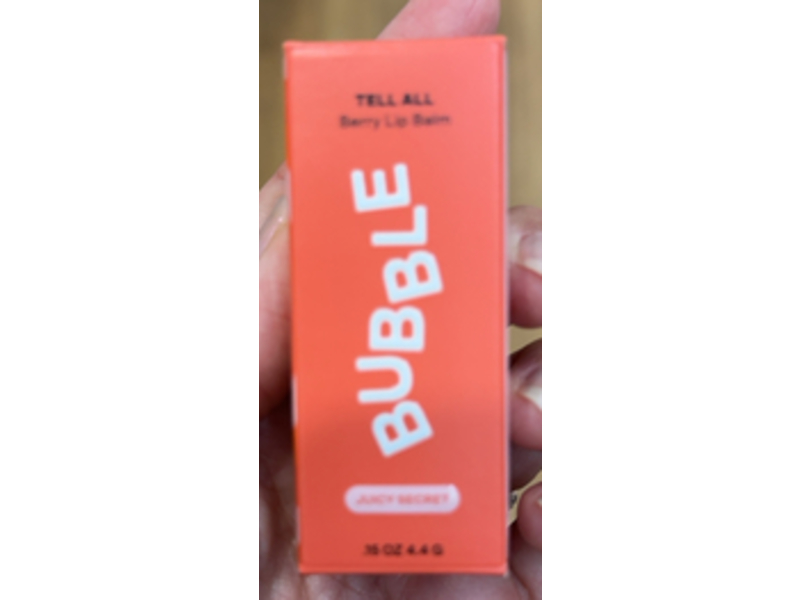 Bubble Tell All Berry Lip Balm, Juicy Secret, 0.15 oz/4.4 g