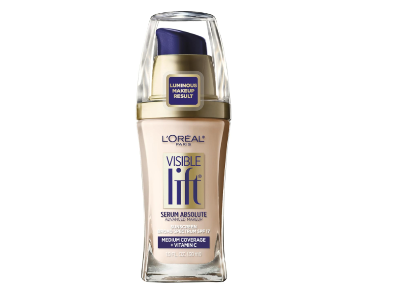 L'Oreal Paris Visible Lift Serum Absolute, SPF 17, Pro-Retinol A + Vitamin C, Soft Ivory, 1.0 fl oz/30 mL