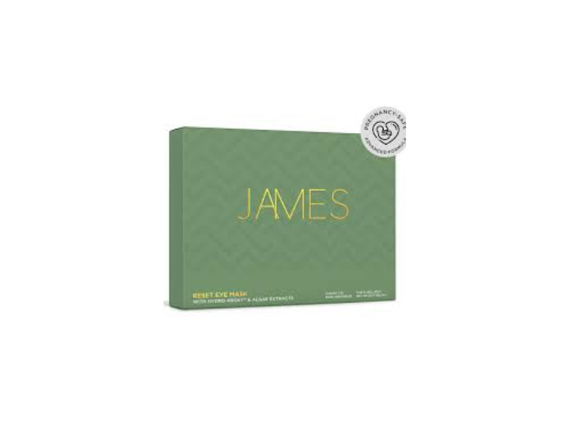 James Cosmetics Reset Eye Mask, Hydro-Proxy & Algae Extract, 2 fl oz/58 g, 5 Sets