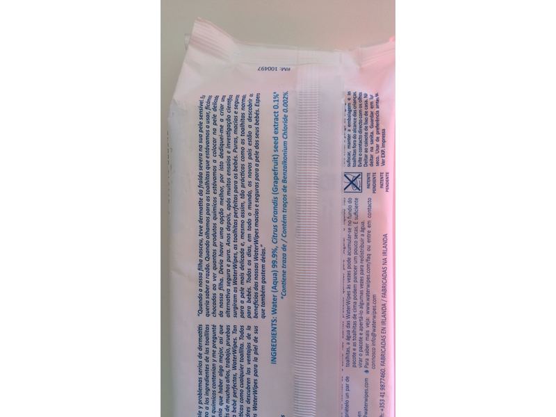 WaterWipes Baby Wipes, Water & Fruit Extract, 60 Count