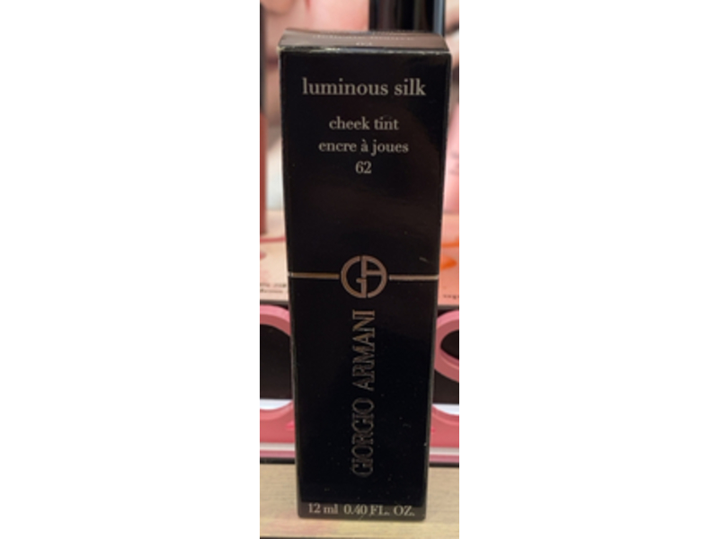 Giorgio Armani Luminous Silk Cheek Tint, 62 Delicate Mauve, 0.40 fl oz/12 mL