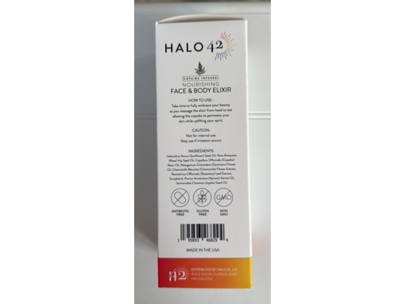 Halo 42 Nourishing Face & Body Elixir, 4 fl oz/120 mL
