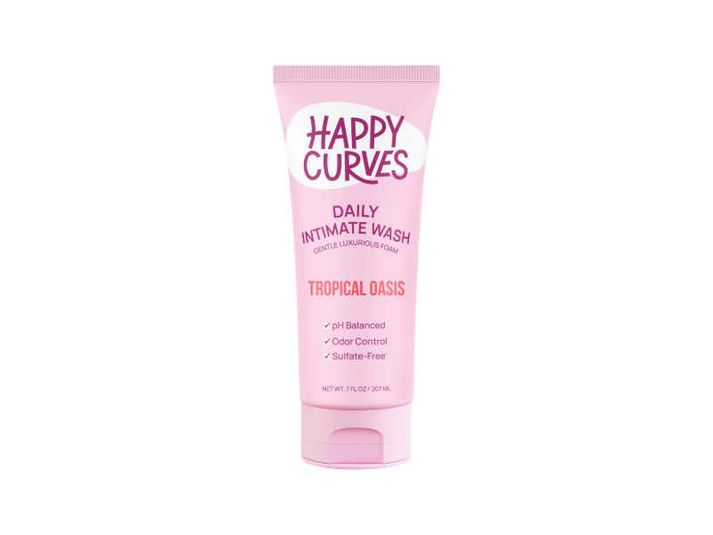 Happy Curves Daily Intimate Wash, Tropical Oasis, 7 fl oz/207 mL