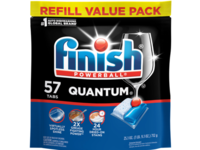 Finish Quantum Dishwasher Detergent, Fresh, 25.1 fl oz/712 g, 57 Count - thumbnail 1