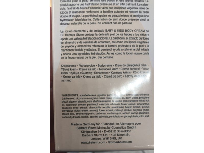 Dr. Barbara Body Cream, 5.07 fl oz/150 mL