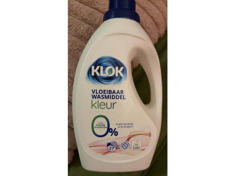 Klok Liquid Detergent Color, 27 Loads, 1.485 L