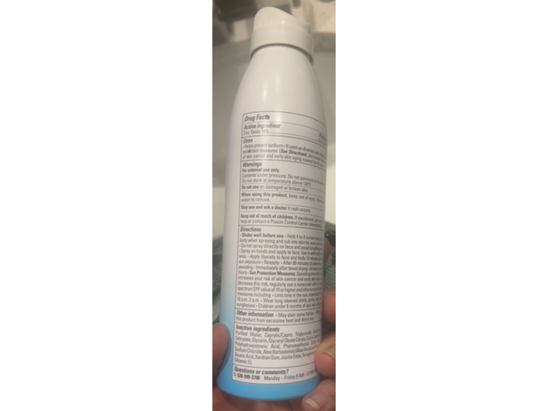 Trader Joe's Mineral Sunscreen Spray, SPF 35 Zinc Oxide, 6 oz/171 g