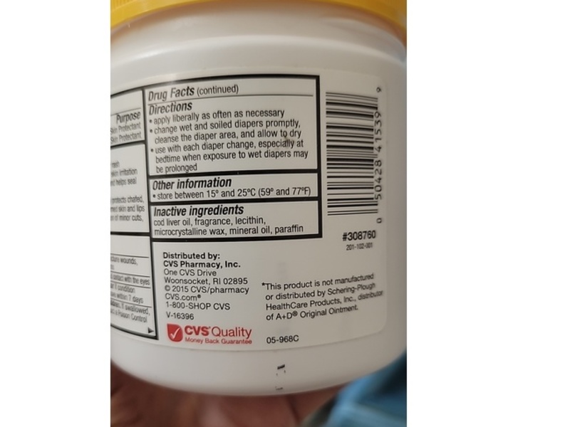 CVS Health Vitamin A & D Ointment, 454 g