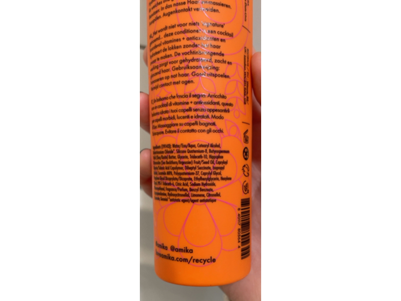 amika normcore signature conditioner, 9.2 fl oz/275 mL