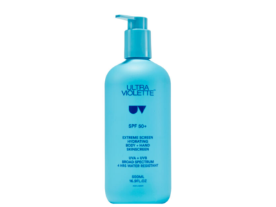 Ultra Violette Extreme Screen Hydrating Body + Hand Skinscreen, SPF 50+, 16.9 fl oz/500 mL