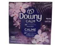 Downy Infusions Mega Dryer Sheet, Lavender & Vanilla Bean, 120 Count - thumbnail 1