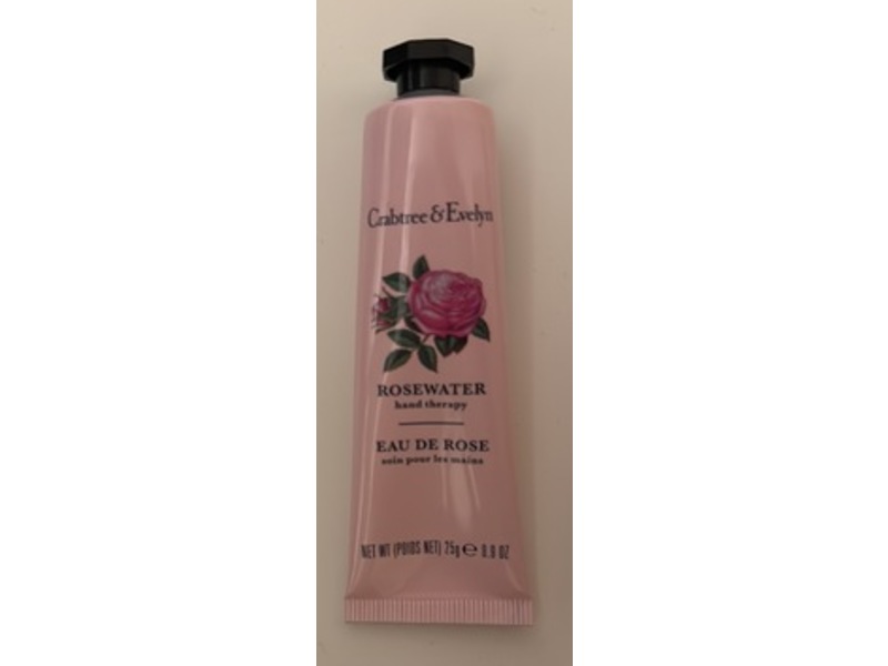 Crabtree & Evelyn Hand Therapy, Rose Water, 0.9 oz/25 g, Pack Of 4