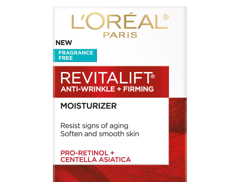 L'Oreal Paris Revitalift Anti-Wrinkle + Firming Moisturizer, Pro-Retinol + Centella Asiatica, 50 mL