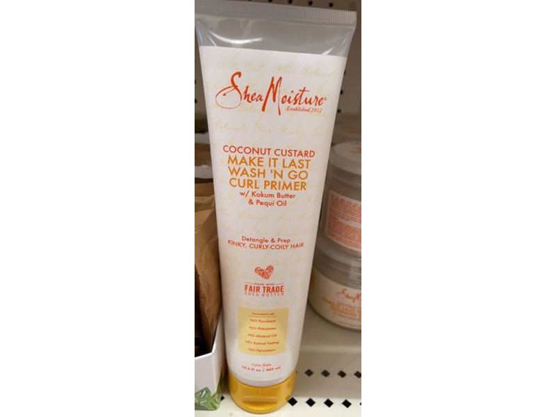 SheaMoisture Coconut Custard Make It Last Wash N' Go Curl Primer, 10.3 fl oz