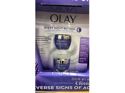 Olay Every Night Retinol Night Moisturizer, Pack Of 2
