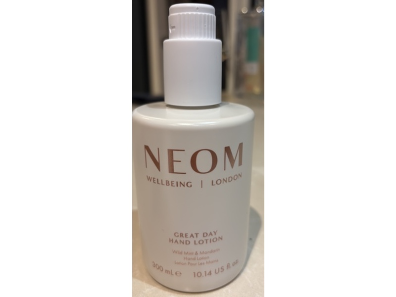 Neom Great Day Hand Lotion, Wild Mint & Mandarin, 10.14 fl oz/300 mL