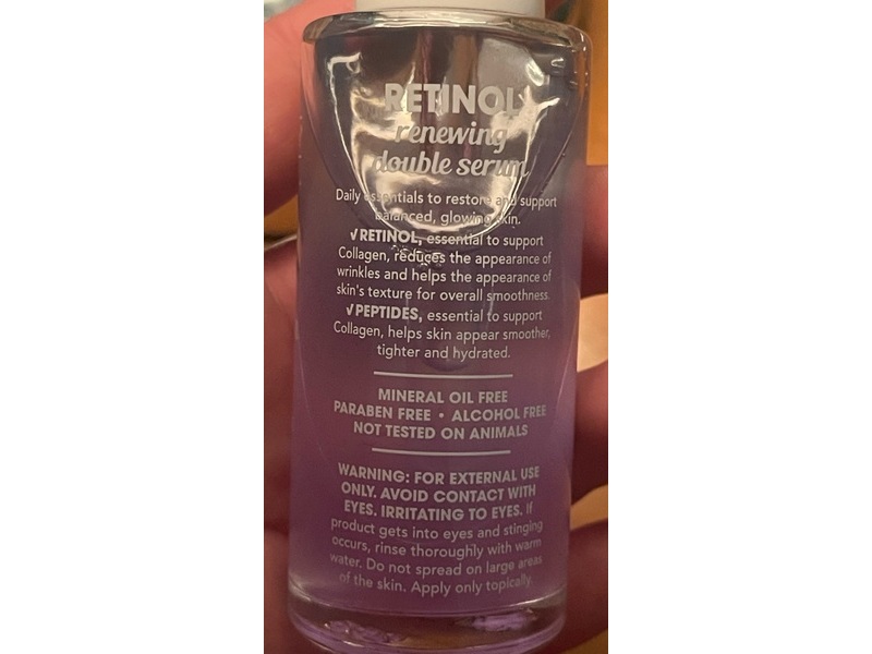 Global Beauty Care Retinol Renewing Double Serum, 1.7 fl oz/50 mL