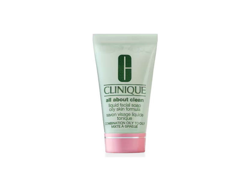 Clinique All About Clean Liquid Facial Soap, Combination Oily To Oily,1 fl oz/30 mL