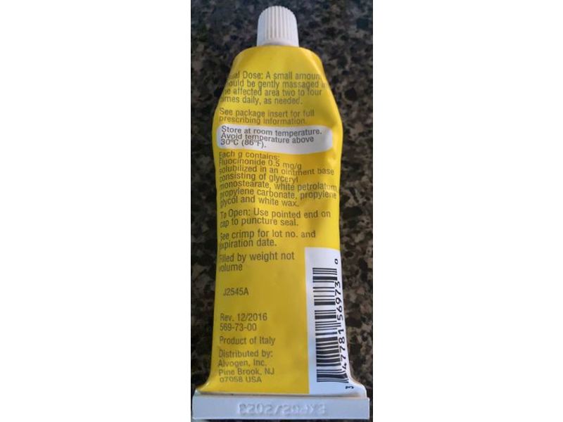 Fluocinonide Ointment 0.05%, 30 g, Alvogen, Inc (RX)