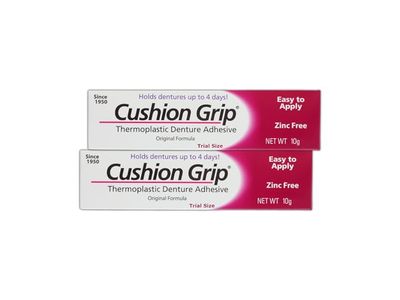 Cushion Grip Thermoplastic Denture Adhesive, 0.35 oz/10 g