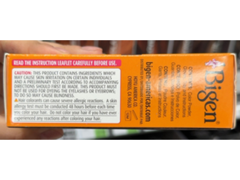 Bigen Permanent Powder Hair Color, 45 Chocolate, 0.21 oz/6 g